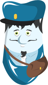 Official Stefan Petrović Graphic Design Mascot, for Contact Us section.